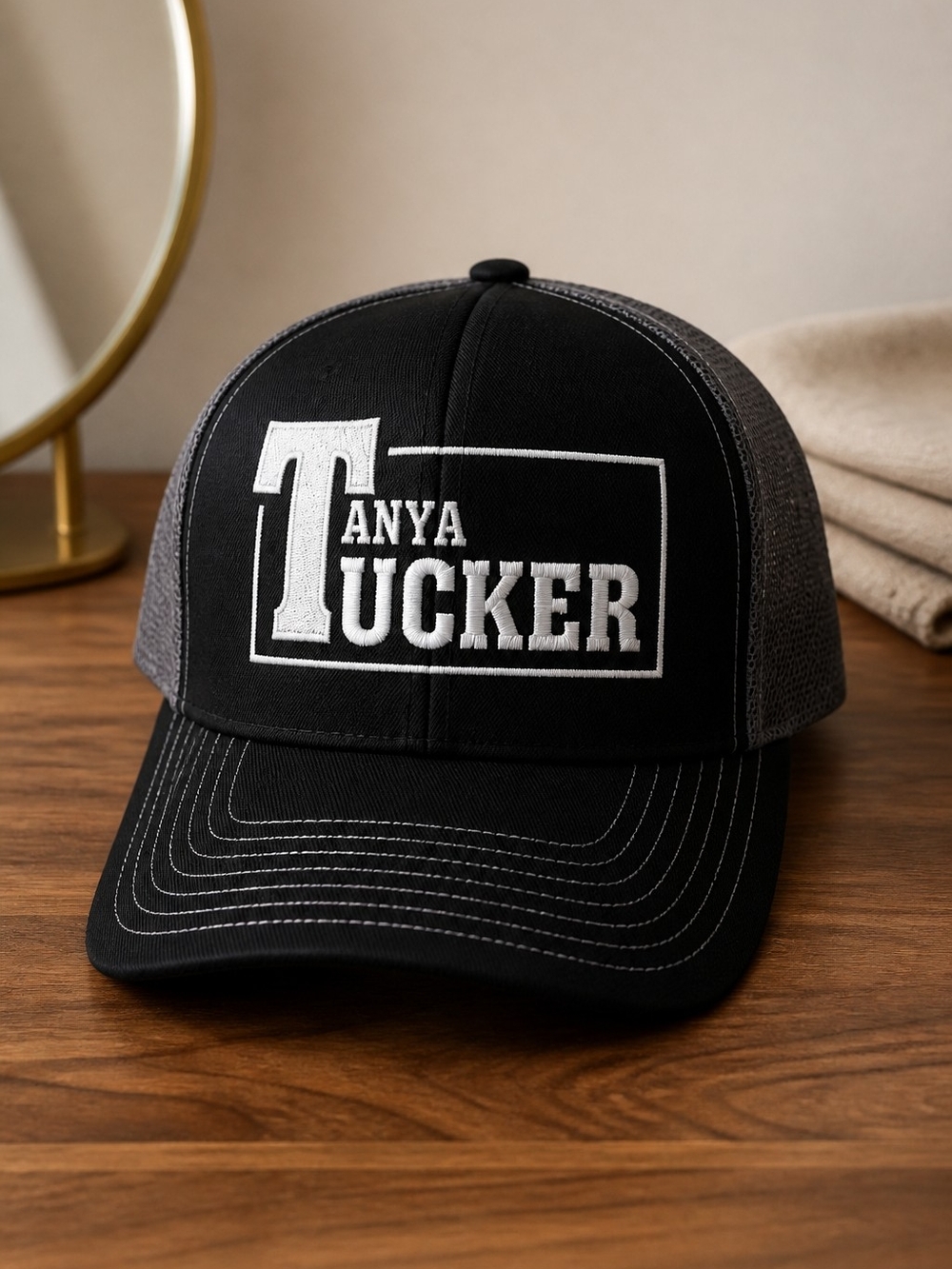 Tanya Tucker Black Trucker Cap - Picture 1 of 4